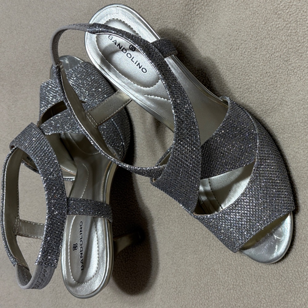 Bandolino Glittering gold Strappy Heels